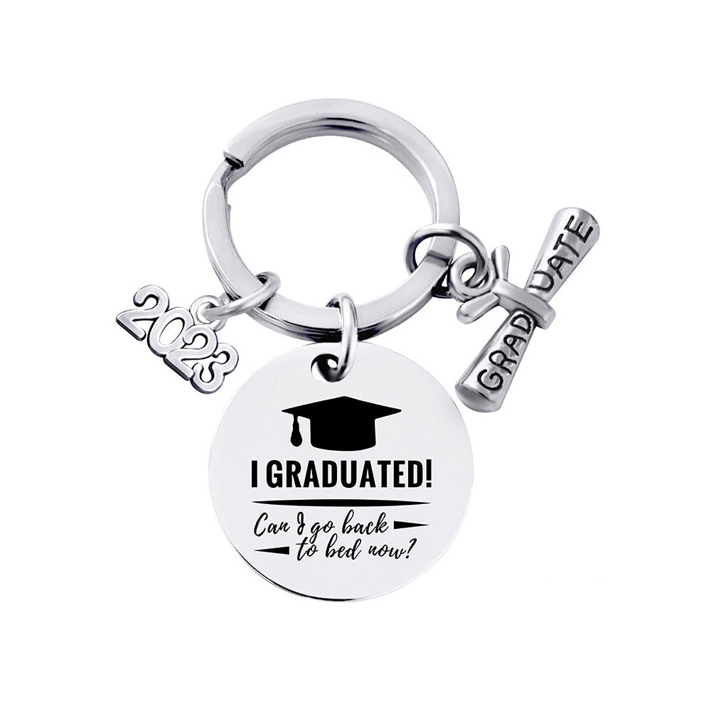 Wholesale Metal Graduation Season Gift Creative Keychain